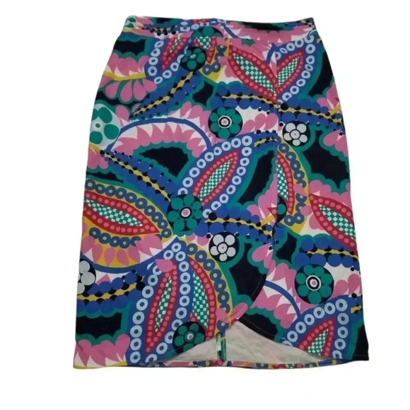 {J. Crew} Tie-back Tulip Skirt Ratti Kaleidoscope - Picture 7 of 15